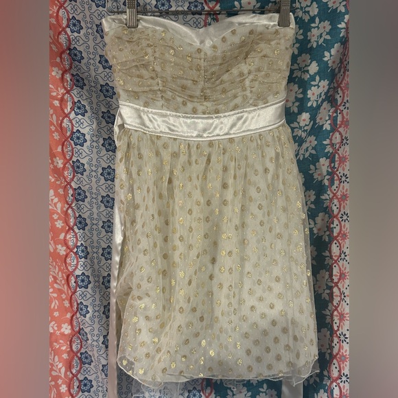 Sequin Hearts Gold Accented Dress - Picture 1 of 3